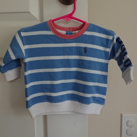 New With Tags RALPH LAUREN Baby Crewneck Sweatshirts 3M - Picture 1 of 15